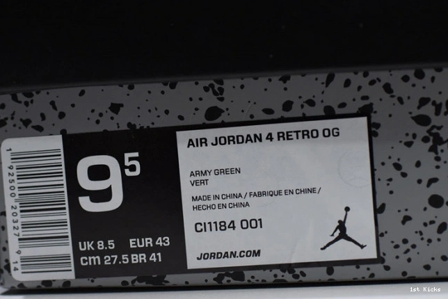 jordan 1761 ci1184- air 4 black TopPick laser 0115